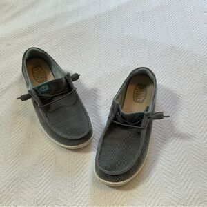 Hey Dude Gray fabric size 8